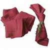 LOBERON Servet set van 4 Covent Garden rood