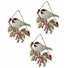 LOBERON Hanger set van 3 Eliza rood/groen/wit