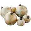 LOBERON Kerstballen set van 6 Nymeria crème/goudkleurig