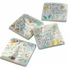 LOBERON Onderzetter set van 4 Happy bont