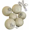 LOBERON Set kerstballen set van 6 Shariz goudkleurig