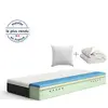EMMA - Pack Original 90x190 cm - Matelas Mémoire de Forme - Confort Optimal N°1 en France - Oreiller Nuage Essentiel + Couette