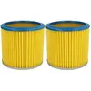 VHBW vhbw® 2x Filtre rond / filtre en lamelles pour aspirateur, robot,...