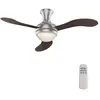 Wiltec - Ventilateur de plafond silencieux 55 w, ø 130 cm, max. 18 m²,...