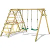 WICKEY Portique balançoire Aire de jeux Smart Hike vert avec extension...