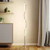 LINDBY Led Lampadaire à intensité variable 'Auron' pour salon & salle à manger