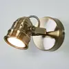Lindby - wandlamp - 1licht - Metaal - H: 9.5 cm - GU10 - antiek messing
