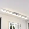Lindby - Plafondlamp badkamer- met dimmer - Acryl, metaal - H: 5.8 cm - wit, chroom