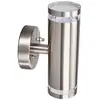 Lindby Led Applique Exterieur 'Tiberius' en inox