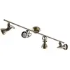 Lindby - plafondlamp - 4lichts - Metaal - H: 15 cm - GU10 - antiek messing