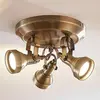 Lindby - plafondlamp - 3lichts - metaal - H: 12.5 cm - GU10 - oud-mess...