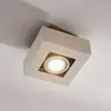 ARCCHIO Plafonnier à intensité variable 'Vince' en aluminium pour couloir - blanc