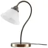 Lindby - LED tafellamp - 1licht - Glas, metaal - H: 42 cm - E27 - wit ...