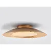 Lindby - LED plafondlamp - 1licht - Metaal - H: 6 cm - goud - Inclusief lichtbron
