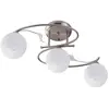 Lindby - plafondlamp - 3 lichts - glas, metaal - H: 25.5 cm - E14 - wi...