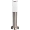 Lindby - buitenlamp - 1licht - Roestvrij staal, polycarbonaat - H: 45 cm - E27 - roestvrij staal, wit