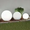 LAMPENWELT Lindby - solar tuinverlichting - 3lichts - Kunststof - H: 51 cm - wit - Inclusief lichtbronnen