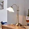 Lindby - Tafellamp - 1licht - glas, metaal - H: 60.5 cm - E14 - opaalw...