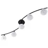 Lindby - plafondlamp - 5 lichts - glas, metaal - H: 17 cm - E14 - wit,...
