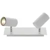Lindby - buitenspot - 2lichts - metaal - H: 12.5 cm - GU10 - wit