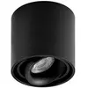 Arcchio - plafondlamp - 1licht - aluminium - H: 9.4 cm - GU10 - zwart