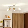 Lindby - buitenspot - 3lichts - glas, hout, metaal - H: 18.6 cm - E14 ...
