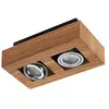 Arcchio - buitenspot - 2lichts - Metaal, aluminium - H: 8.5 cm - GU10 - licht hout