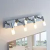 Lindby - buitenspot - 4lichts - metaal, glas - H: 11 cm - G9 - chroom,...