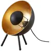 LAMPENWELT Lindby - Tafellamp- Driepoot - - 1licht - metaal - H: 38 cm - E27 - zwart, goud
