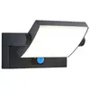 LINDBY LED Applique Murale Solaire 'Sherin' en aluminium