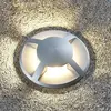 LUCANDE Spots encastrables dans le sol à intensité variable 'Milara' en aluminium