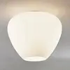 Lindby - plafondlamp - 1licht - glas, metaal - H: 33.5 cm - E27 - wit,...
