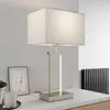 Lindby Lampe À Poser Sigurd Avec Abat-Jour En Tissu