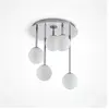 Lindby - plafondlamp - 5lichts - metaal, glas - H: 33 cm - G9 - chroom...