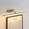 Lucande Felena Applique Pour Tableau Led, Laiton