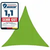 CASA PURA Voile d'ombrage,Toile pour Jardin, Terrasse, Balcon,Hydrofuge, Vert clair, 3 x 3 x 3 m