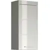 TRENDS INTERNATIONAL Rangement haut de salle de bain AMANDA - 1 porte - Blanc - L 37 x P 23 x H 77 cm