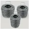 AQUAGART 300 m gegalvaniseerd prikkeldraad 1,6 / 1,7 mm voor natuurhek, bosomheining, geknoopt gaas