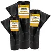 AQUAGART 200 m² tissu de sol, bâche anti-mauvaises herbes, bâche de paillage 100 g, 2 m de large, noir