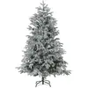BELIANI Sapin de Noël recouvert de neige artificielle 210 cm BASSIE