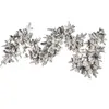 Guirlande de Noël LED effet neige 180 cm blanc SUNDO