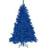 Beliani - Sapin de Noël Artificiel 210 cm en pvc & Acier Bleu Pour Ambiance de Noël Cosy Farnham