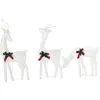 Beliani ANGELI - Kerstdecoratie - Wit - IJzer
