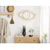 BELIANI Miroir mural oeil en bambou clair 50 x 80 cm SOYOPA
