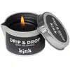 AMORELIE  Drip & Drop' - Soft-SM-Candle in black
