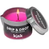 AMORELIE  Drip & Drop' - Soft-SM-Candle in neonpink