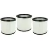 VHBW vhbw 3x filtre rond pour aspirateur Einhell TE-VC1820, TE-VC1820S...