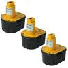 Vhbw Lot 3 batteries Ni-MI vhbw 2000mAh (12V) pour outils DW979K, DW97...