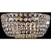 Basfor Applique Murale Flush Or Antique & Cristal, 2 Lumières, E14