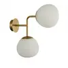 Maytoni Applique Erich En Laiton Avec 2 Abat-Jour En Verre